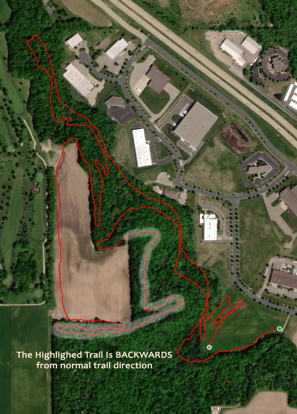 Wild Ridge Course Map Whitetail Ridge – Version 1